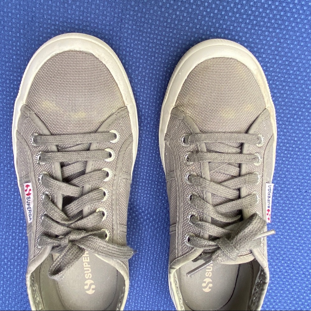 Superga 2750 Cotu Classic Grey Canvas Sneakers EU 39 US 8 - Picture 8 of 8